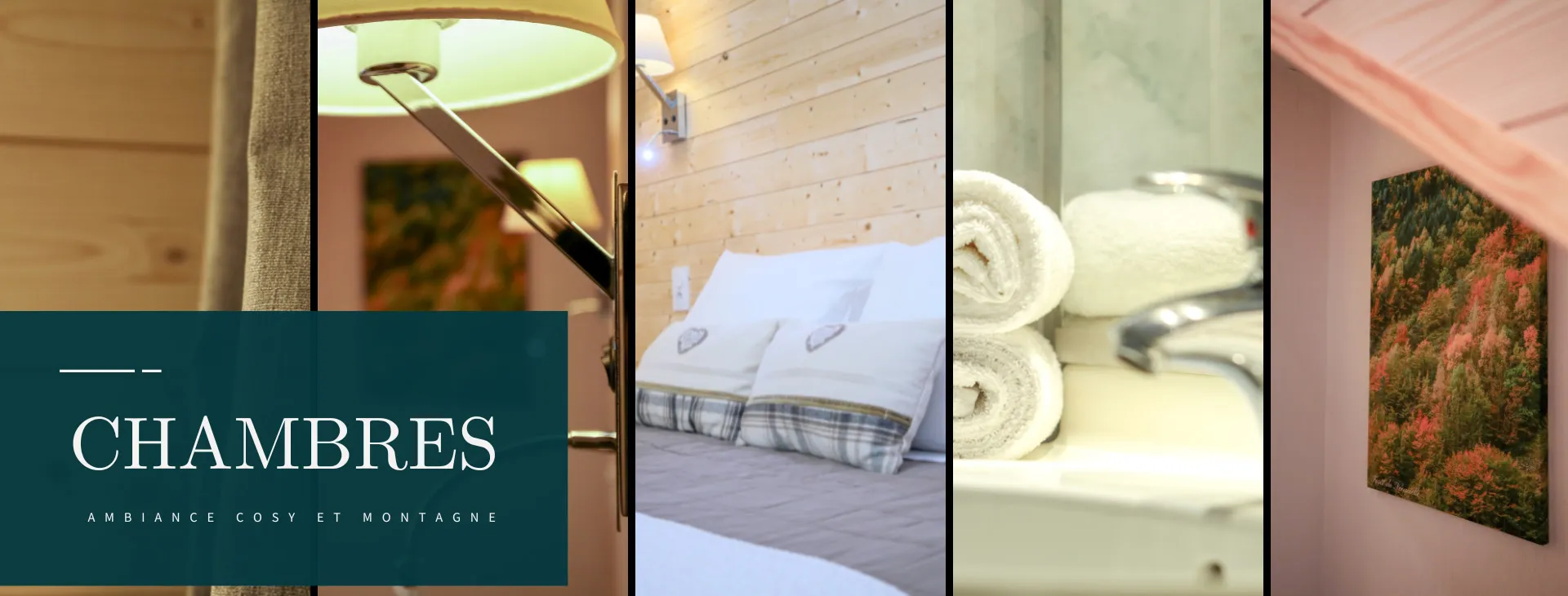 Ambiance cosy des chambres